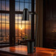 Matte Black Lamp Sleek Capsule Shape 490mm 40W Matte Black Lamp Sleek Capsule Shape 490mm 40W